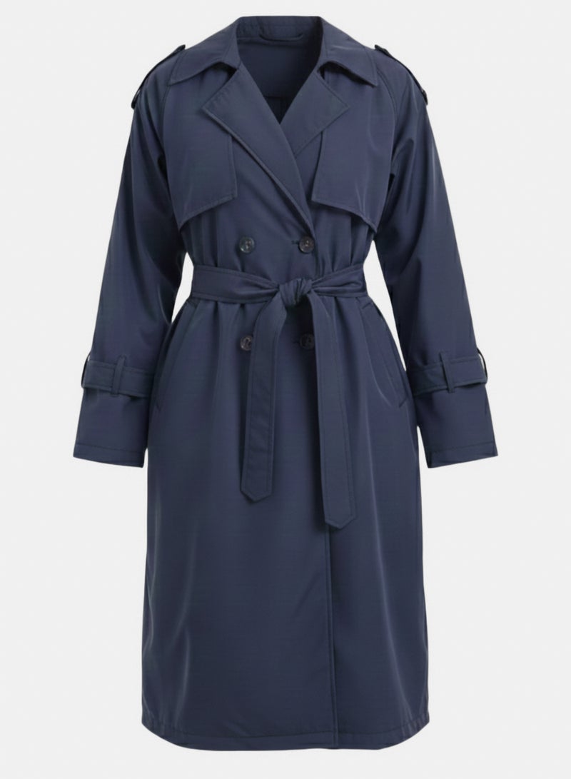 Carina Double-Breasted Trench Coat - Image 4